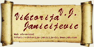 Viktorija Janičijević vizit kartica